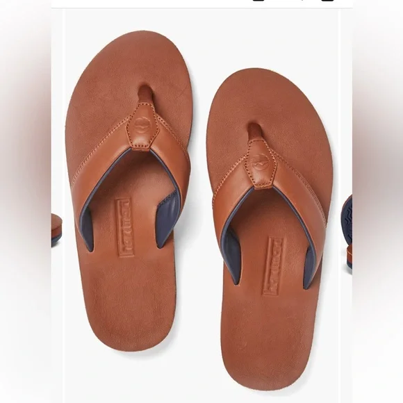 Hari Mari Clipper Tan Men’s Flip Flops US Size 11 EUR 44 New - Picture 1 of 12